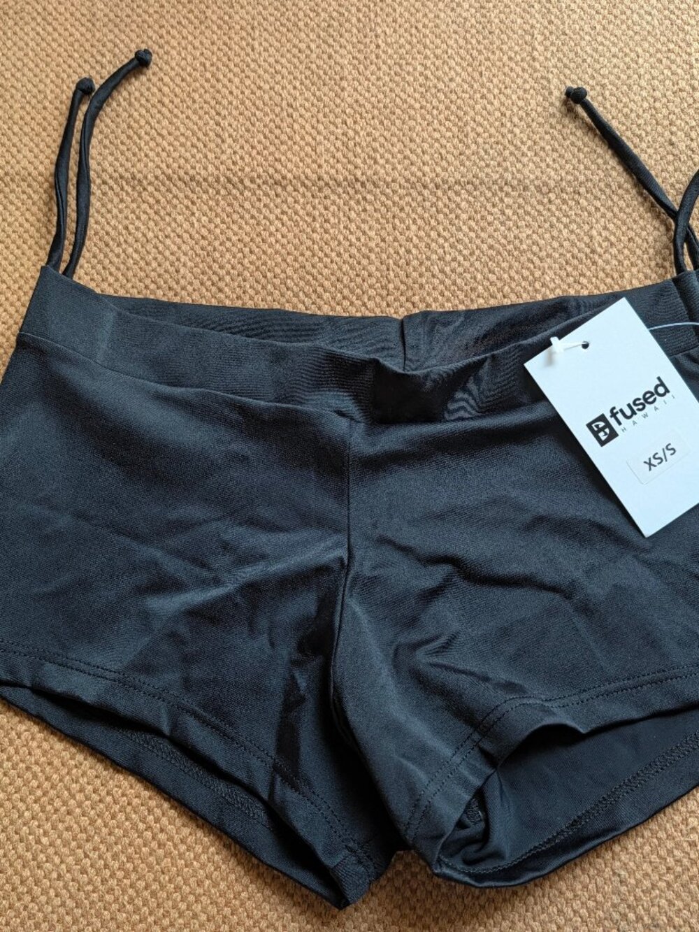 Brand new tagged Fused Hawaii Big Island Bottoms in Black Lava XS/S